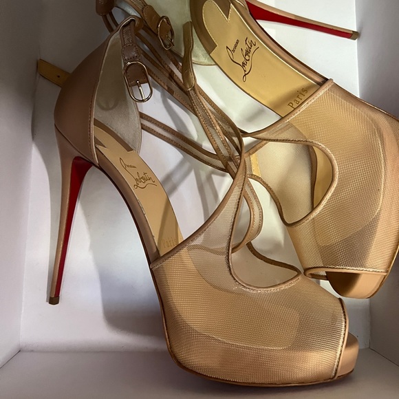 MARIACAR 120 RETE/NAPPA - Louboutin *BRAND NEW*
NUDE - Picture 8 of 16